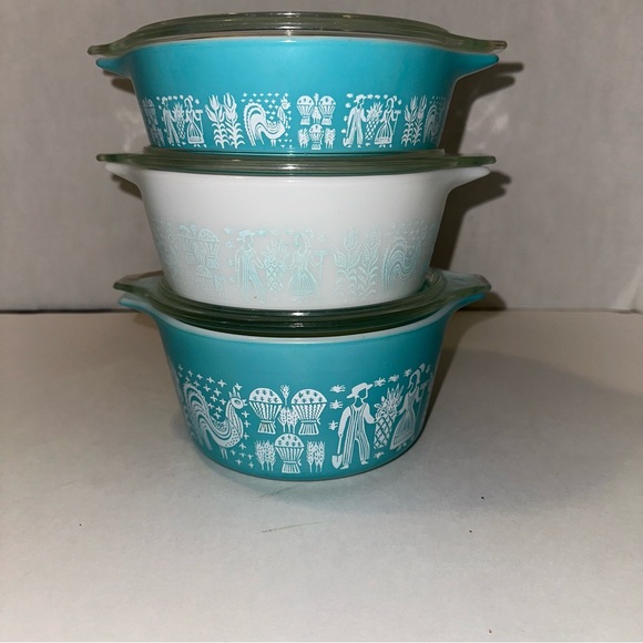 Vintage Pyrex Amish Butterprint 6PC set - Picture 1 of 14